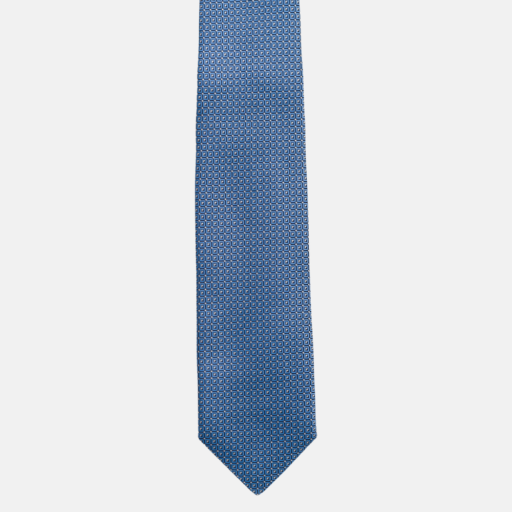 1999 Collection Tie in Heavy Light Blue Silk