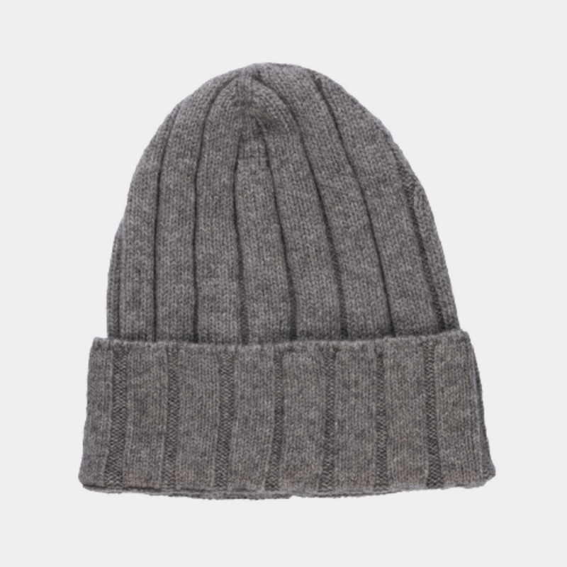 Berretto a coste in Cashmere