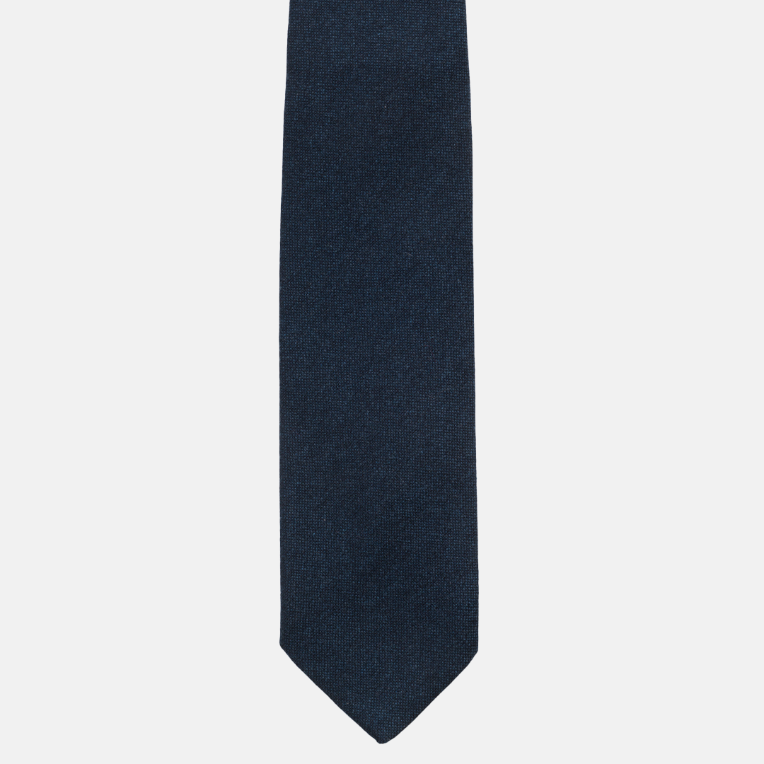 Cravatta 3 pieghe in Cashmere Blu