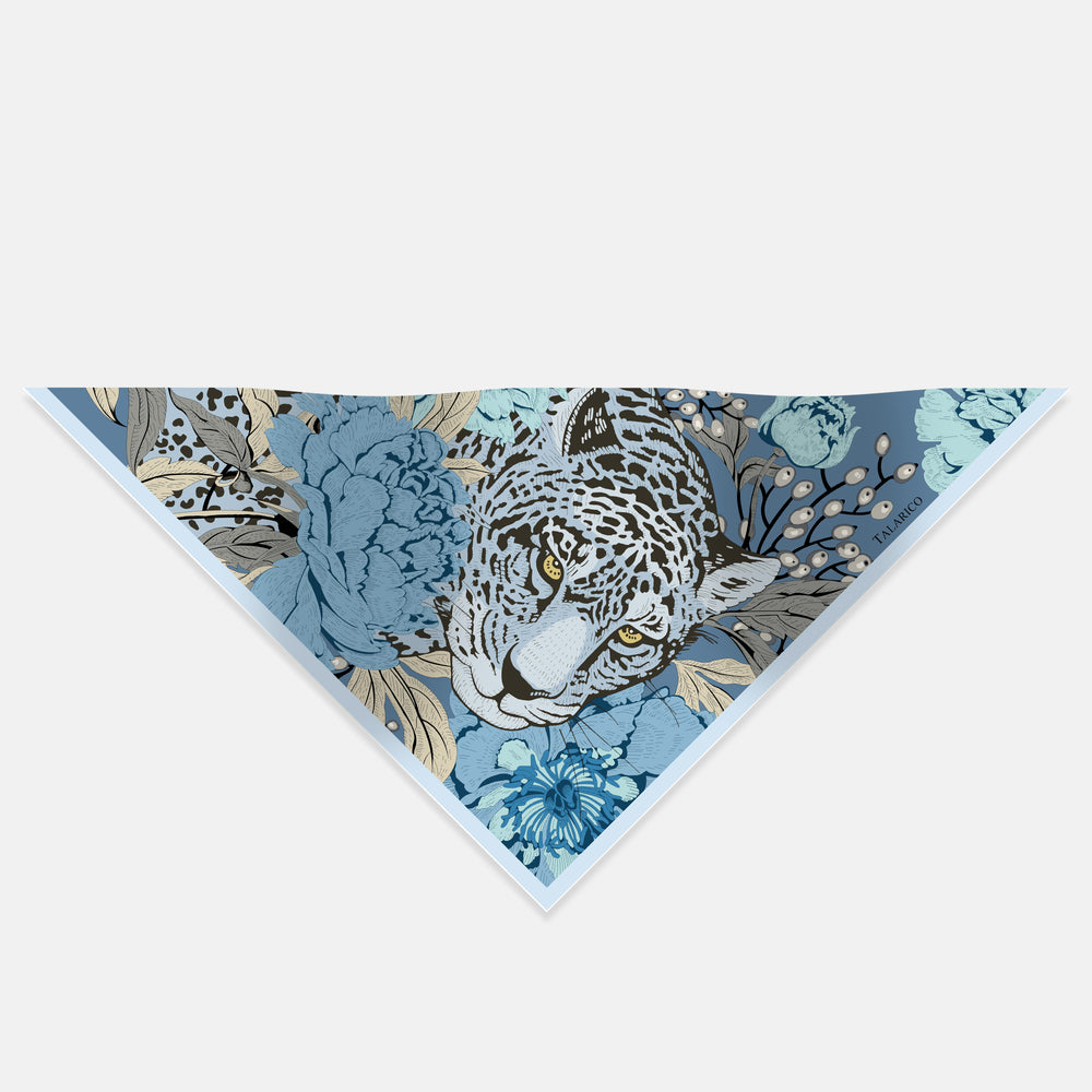 Foulard Triangolo In Seta Twill Savana Whisper