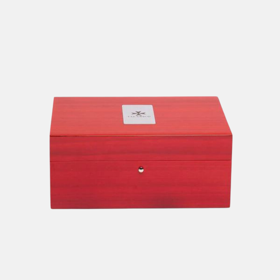 Boîte humidor-Rouge