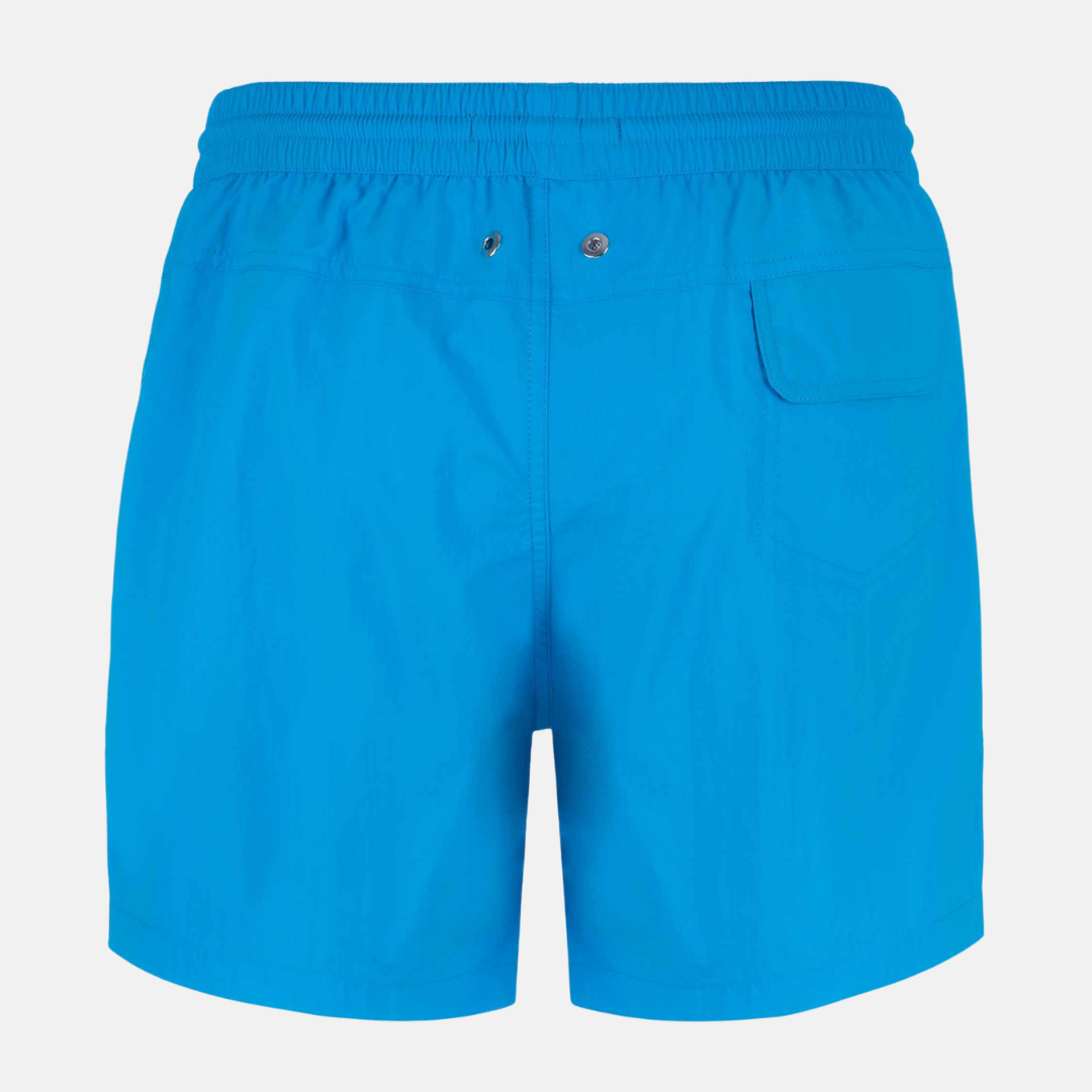 Talarico Swimsuit Solid Color With Pocket Two-Tone Pool / Blue