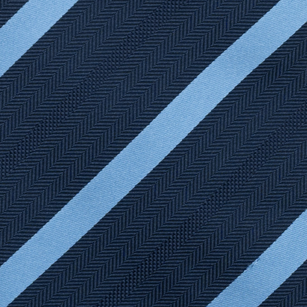 Cravatta in Seta Pesante Regimental, Blu Celeste - JA26062026-4