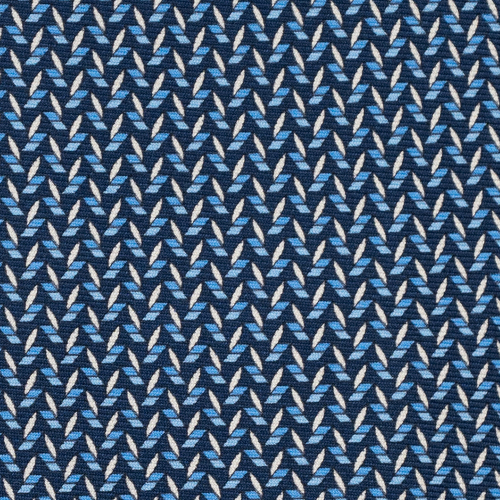 Cravatta 3 pieghe in Seta, Micro Fantasia, Blu Celeste - JC056128-1