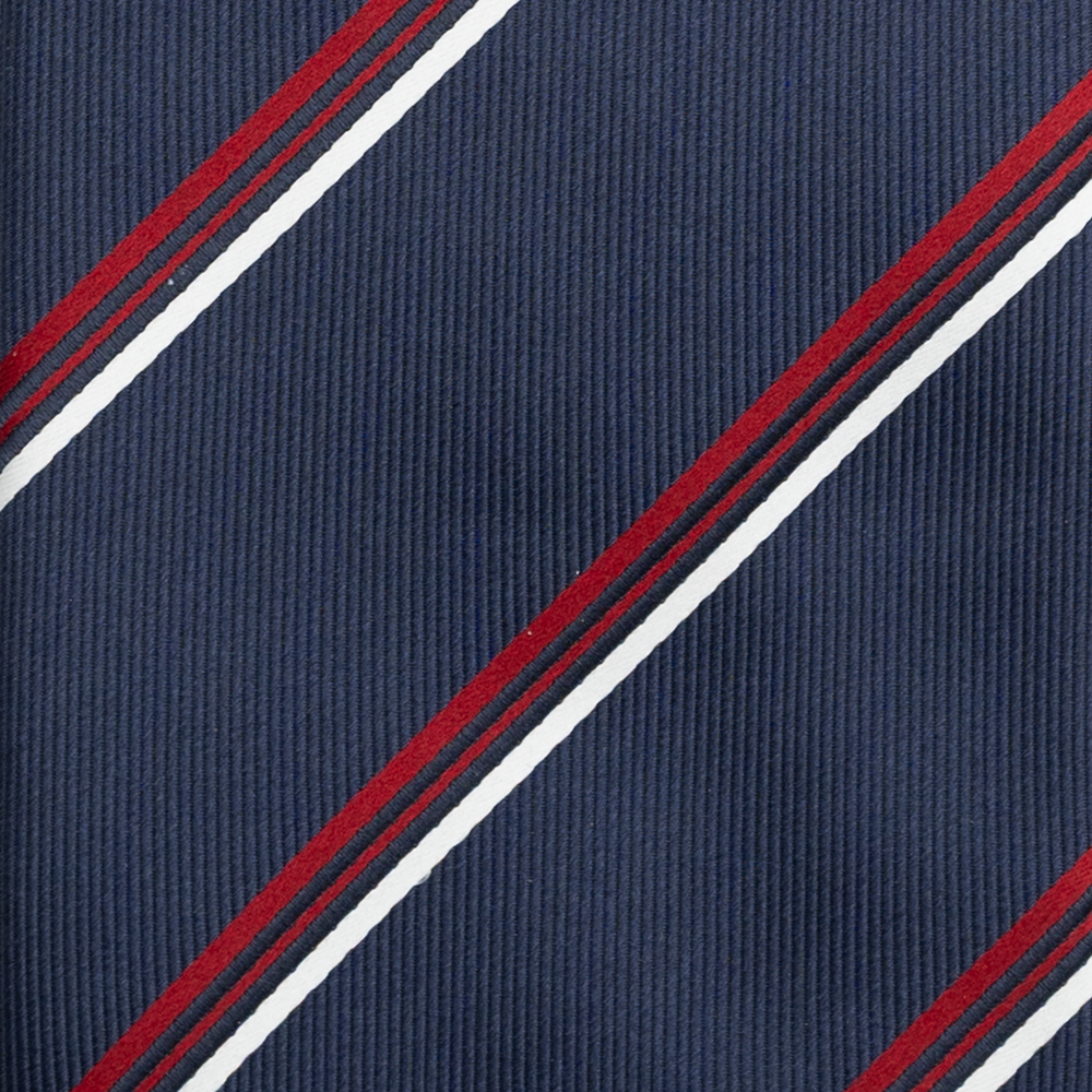 1999 Collection Heavy Silk Tie, Blue and Red