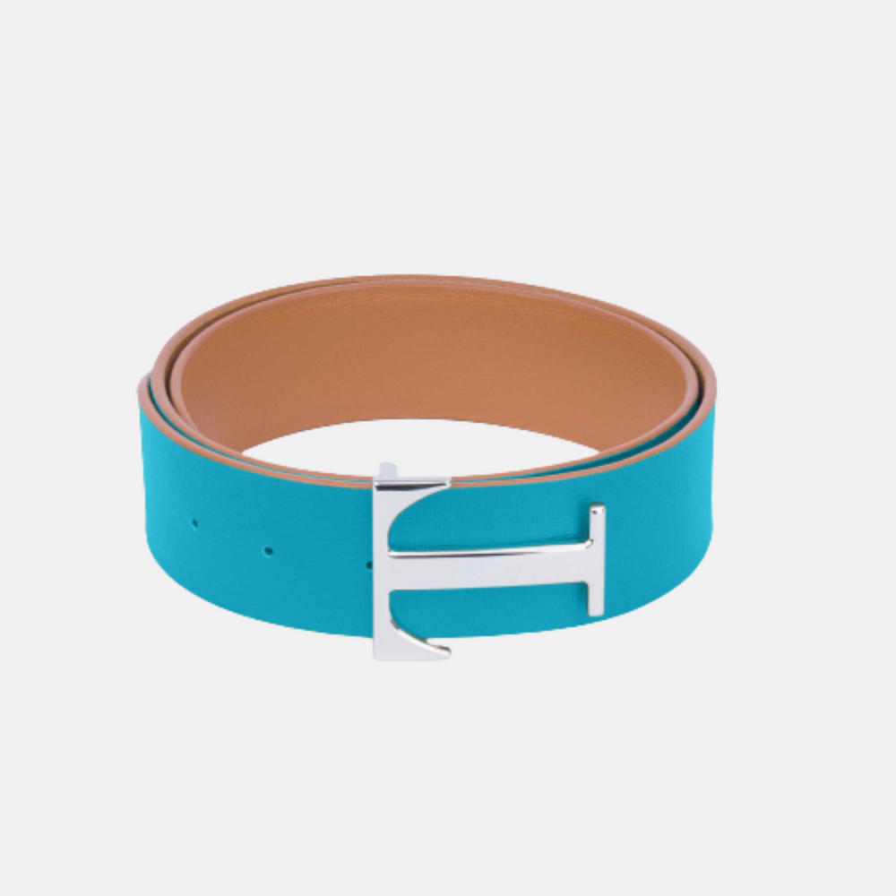 Turquoise/Camel Bicolor Belt
