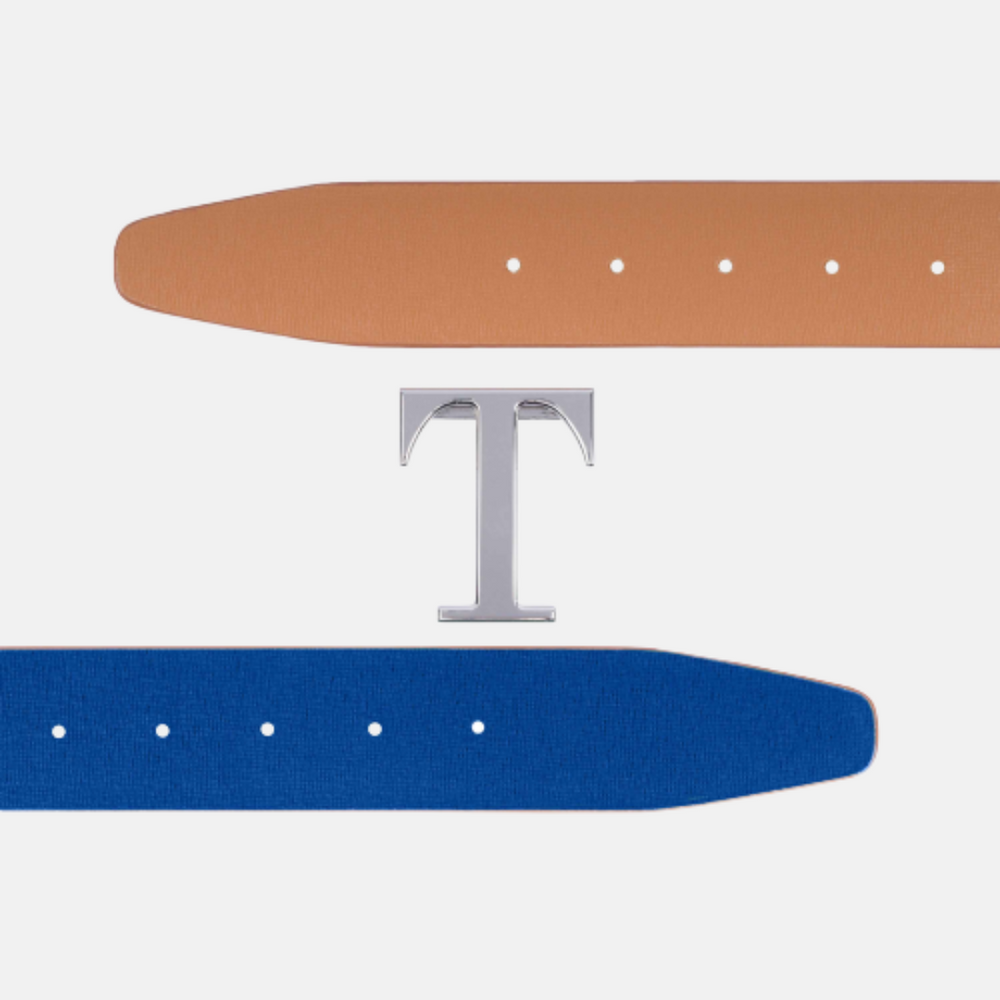 Bicolor Belt Blue/Tan