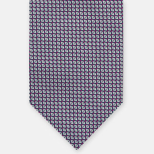 Cravatta 3 pieghe Jacquard, Micro Fantasia, Magenta JA22062026-2