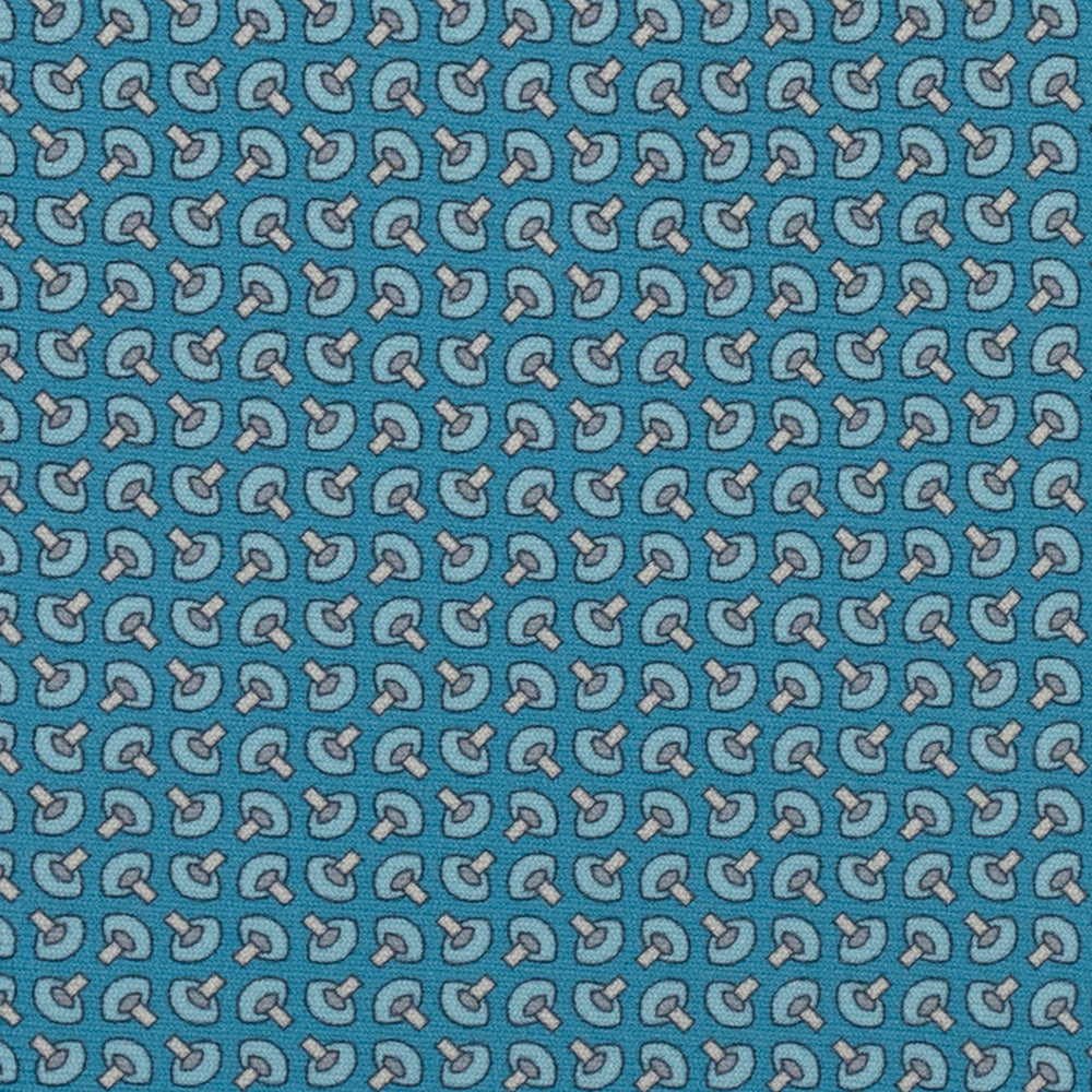 3-Fold Silk Tie, Micro Pattern, Tiffany Grey - 3022