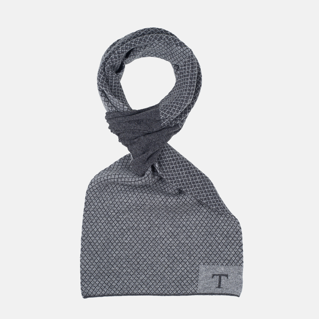 Scaldacollo Rasato con T Grigio Chiaro- Grigio Scuro