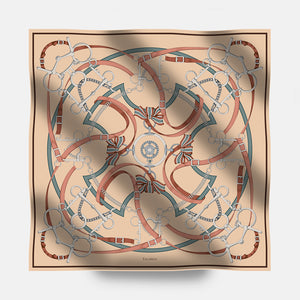 Heritage Ride 90 Twill Silk Scarf