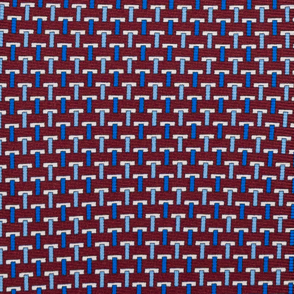 3-fold Silk Ties T Iconica Brown