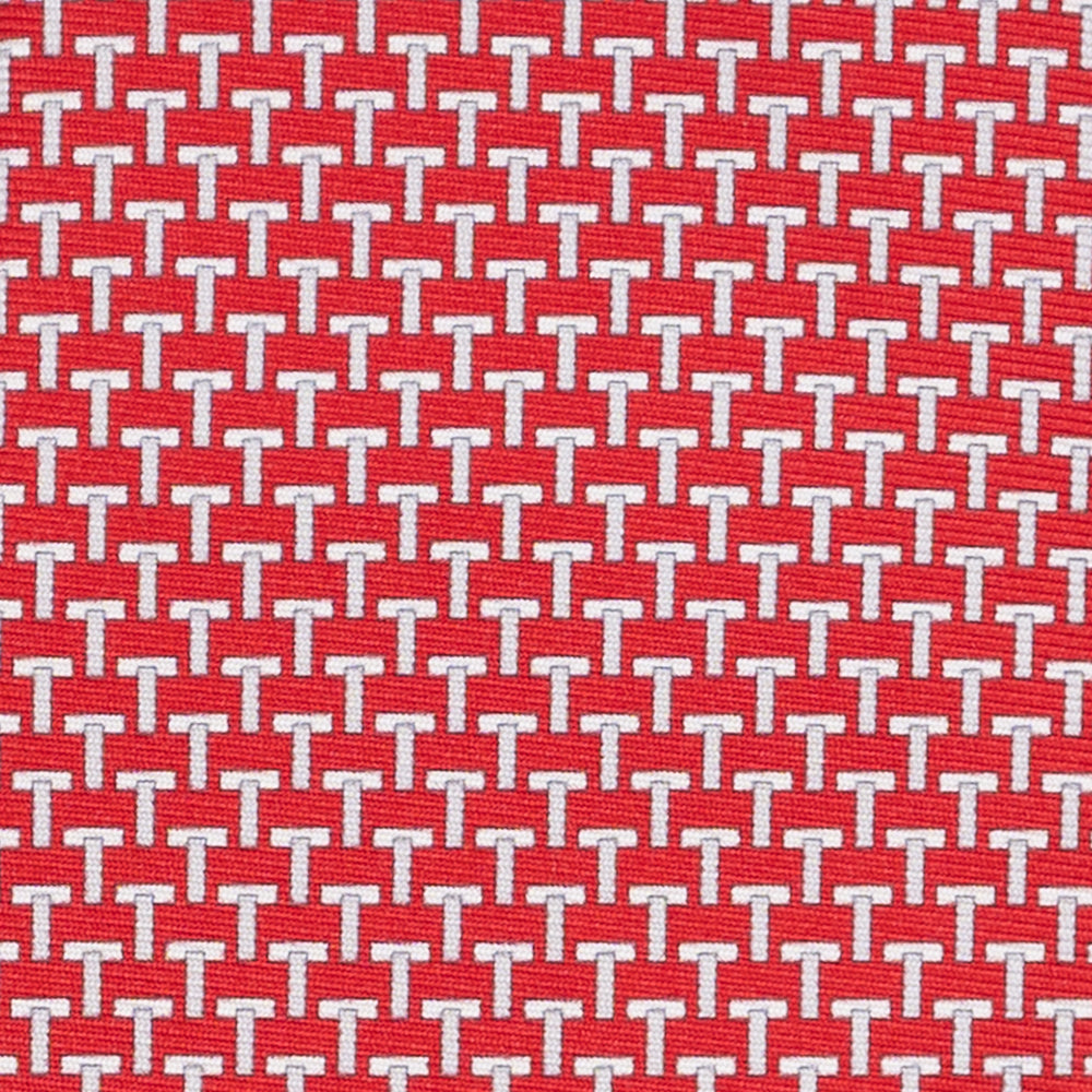 Cravatte 3 pieghe seta T Iconica Rosso