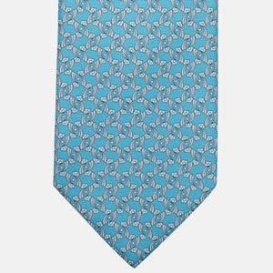3-Fold Silk Tie, Floral Pattern, Poolside - JA056337-5