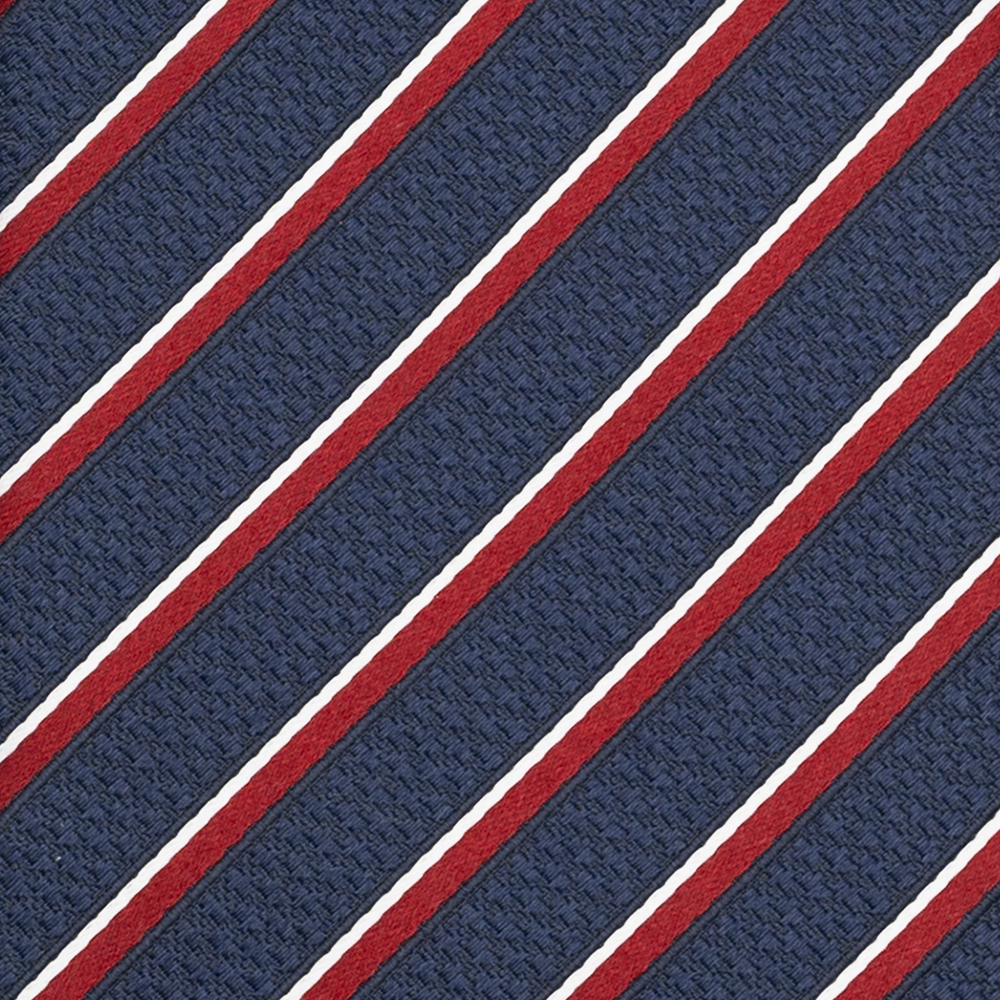 1999 Collection Heavy Silk Tie, Blue and Red
