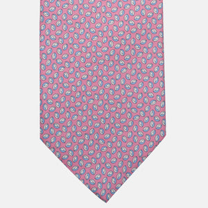 3-Fold Silk Tie, Micro Pattern, Pink - JA056126-6