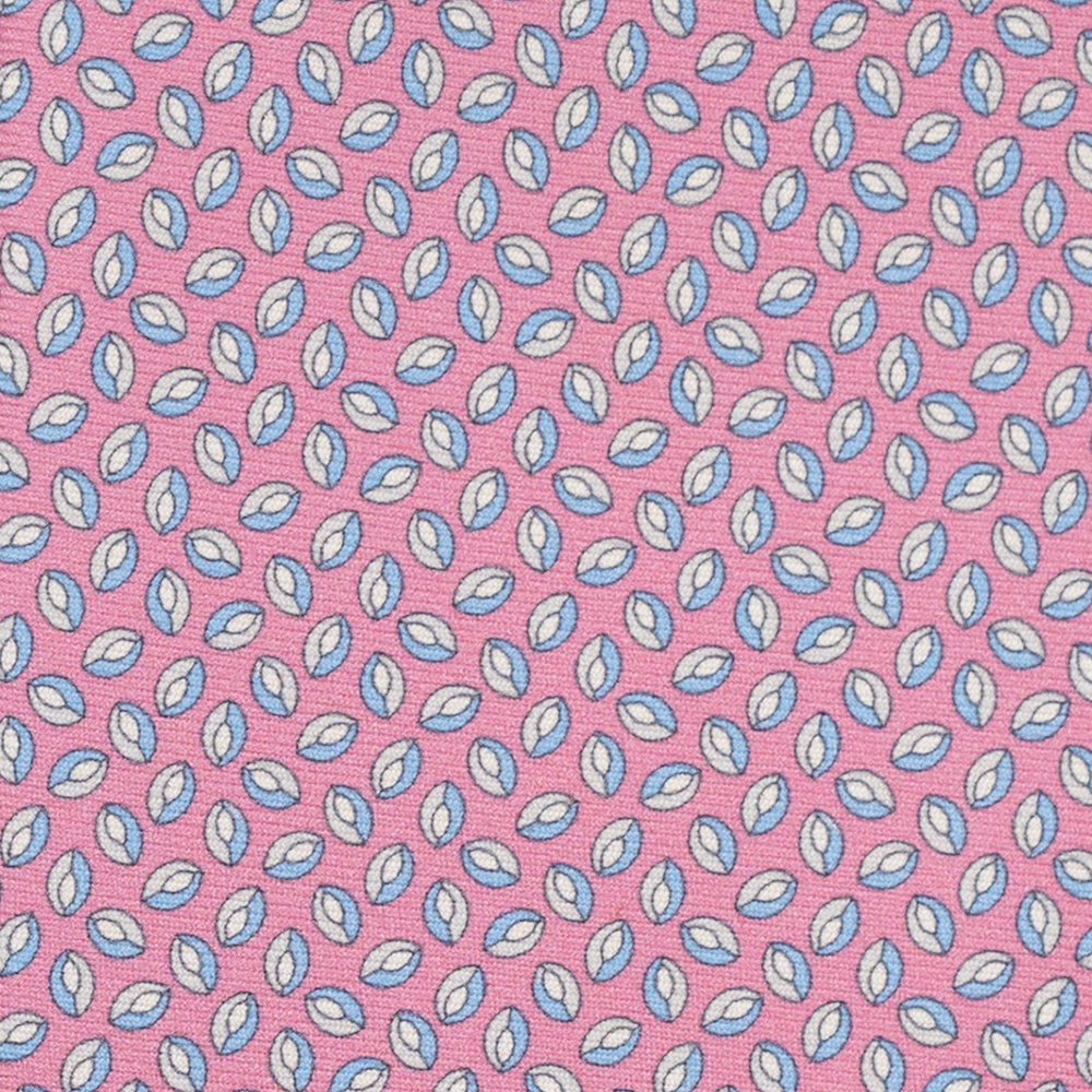 3-Fold Silk Tie, Micro Pattern, Pink - JA056126-6