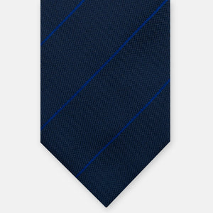 Heavy Silk Regimental Tie, Blue - JA23062026-2