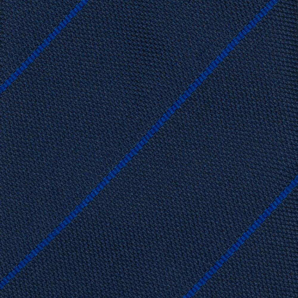 Cravatta in Seta Pesante Regimental, Blu - JA23062026-2