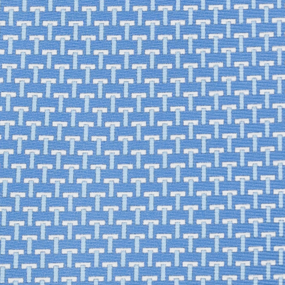 Cravatte 3 pieghe seta T Iconica Celeste Scuro