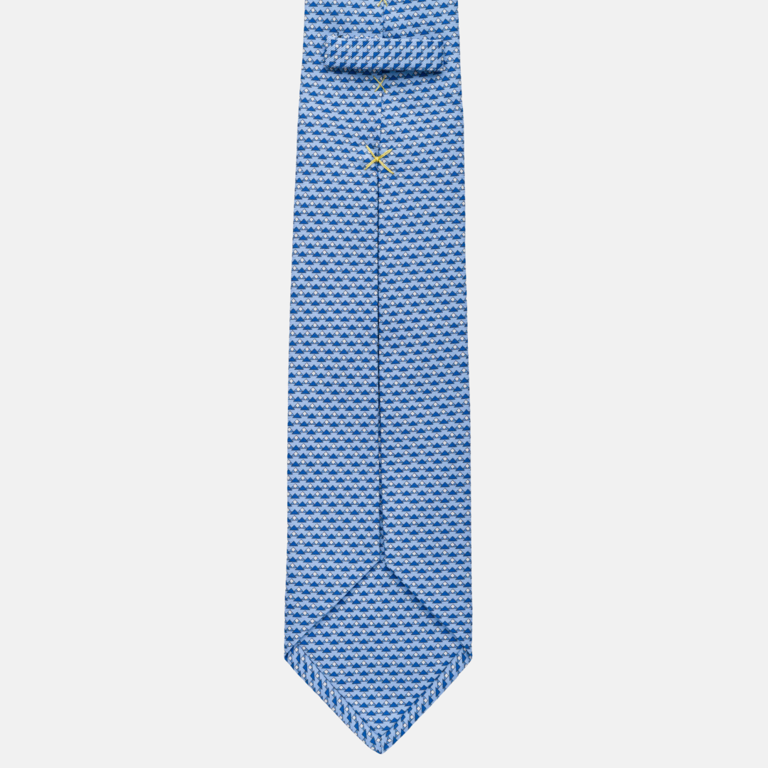 7-fold silk tie Fantasy Sky Blue
