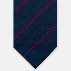 Heavy Silk Regimental Tie, Magenta - JA23062026-3