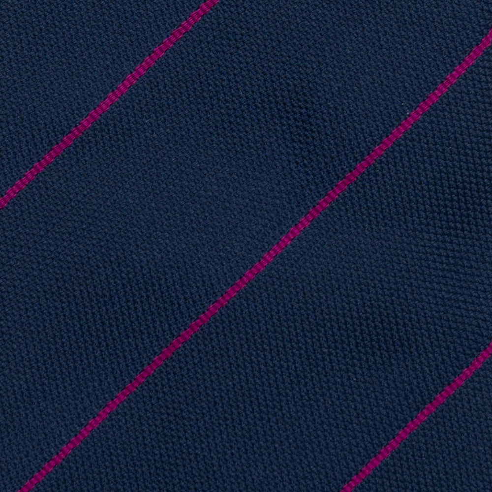 Cravatta in Seta Pesante Regimental, Magenta - JA23062026-3