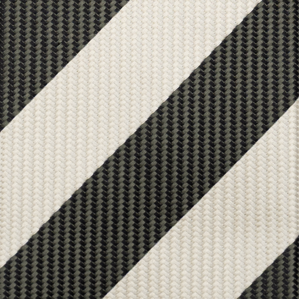 Cravatta Collezione 1999 in Seta Pesante Regimental Marrone