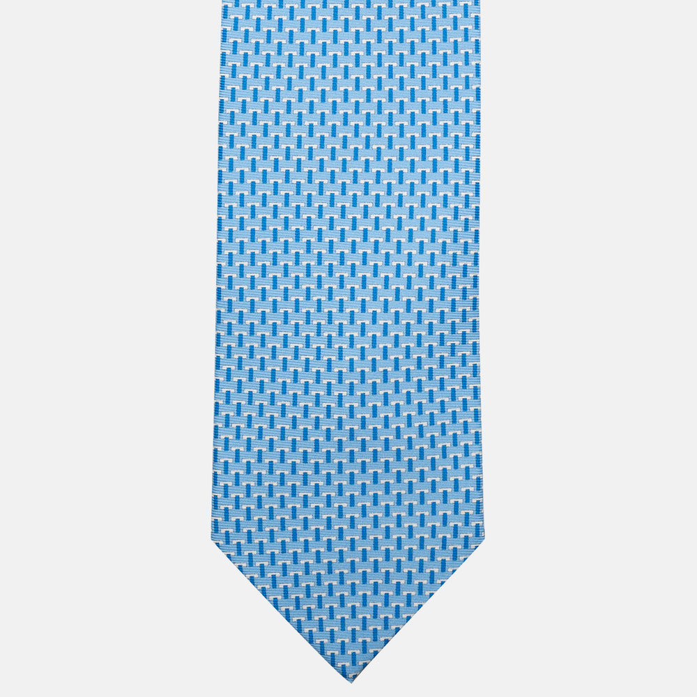 Cravatte 3 pieghe seta T Iconica Celeste Chiaro