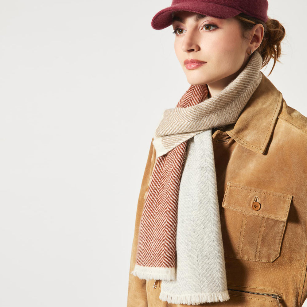 SCIARPA SPIGATA COCO BROWN - 8589