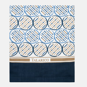 Telo Mare in Lino e Spugna | Fantasia Alassio | Blu