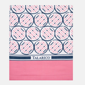 Telo Mare in Lino e Spugna | Fantasia Alassio | Rosa