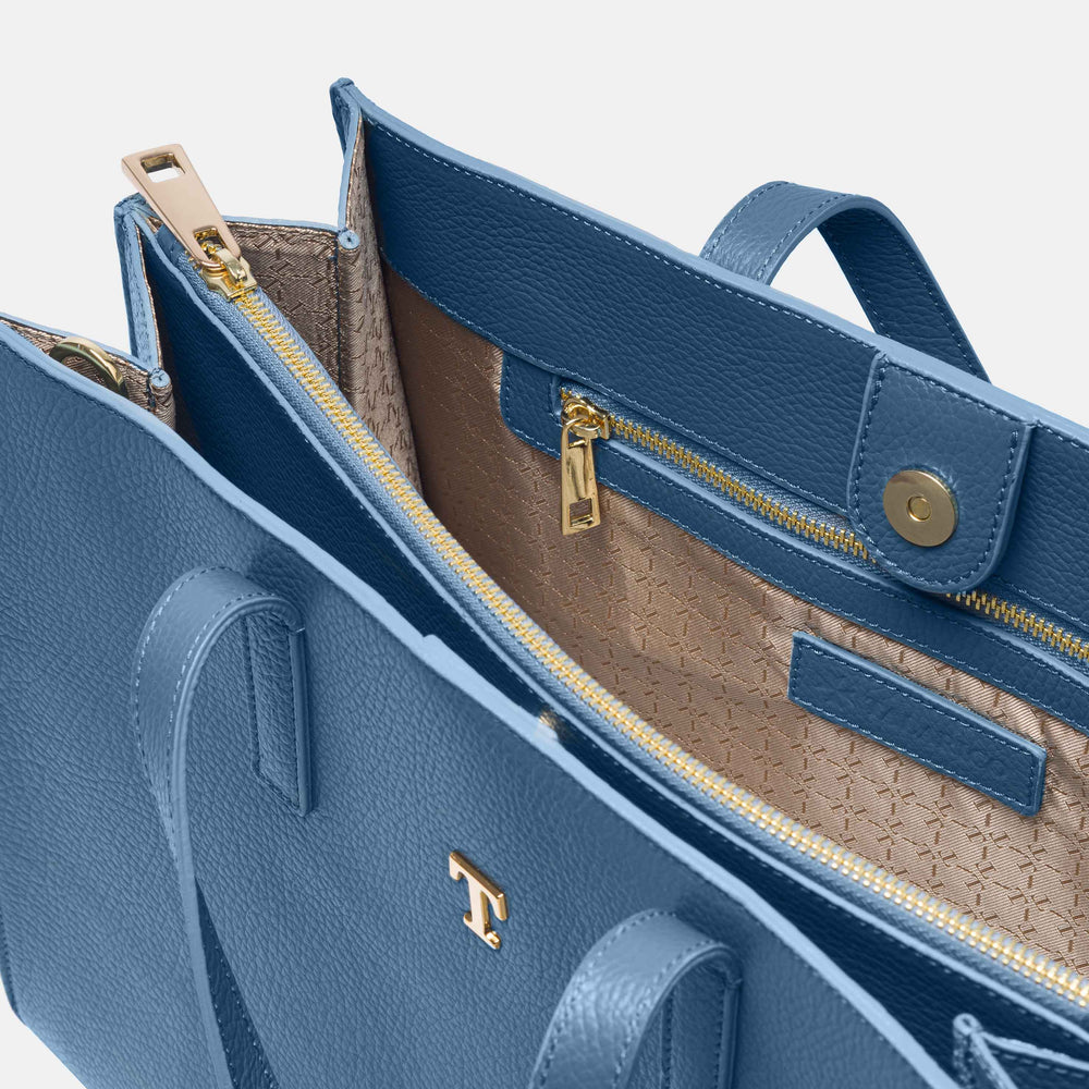 Borsa Shopper Talarico in pelle martellata