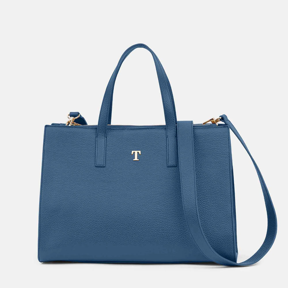 Borsa Shopper Talarico in pelle martellata