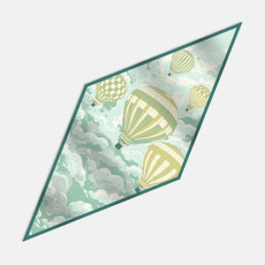 Corners of the Sky Twill Silk Diamond Scarf