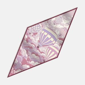 Corners of the Sky Twill Silk Diamond Scarf