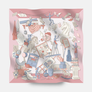 Foulard In Seta Twill 90 Appunti D'Arte