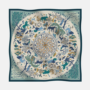 Foulard In Seta Twill 90 Armonie Selvagge