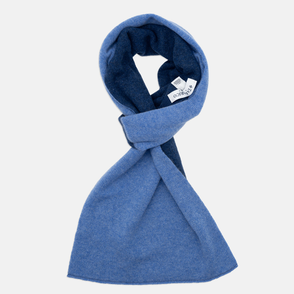Scaldacollo Bicolore Unito in 100% Cashmere