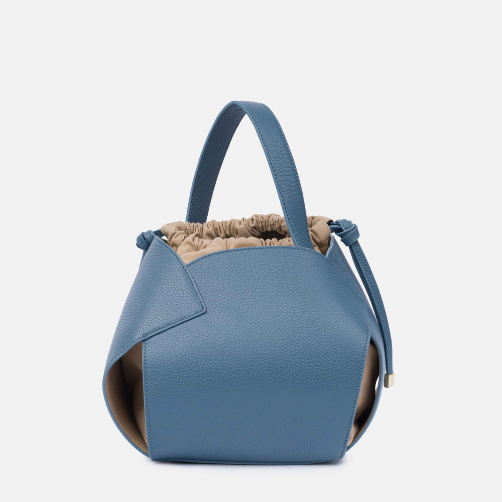 Borsa PomPon Talarico in pelle martellata