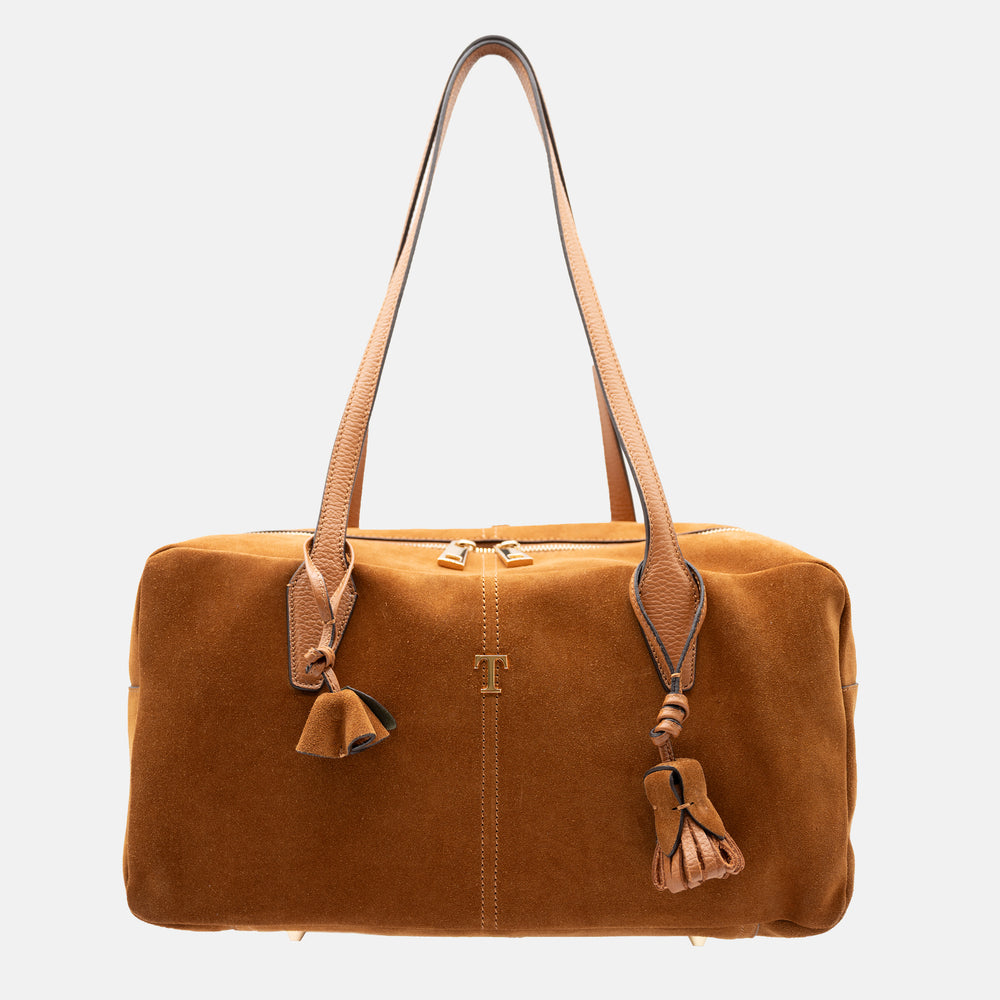 Talarico Trunk Bag in Suede Leather