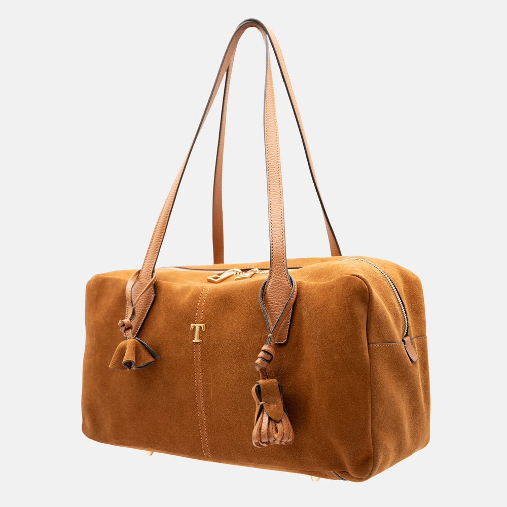 Talarico Trunk Bag in Suede Leather