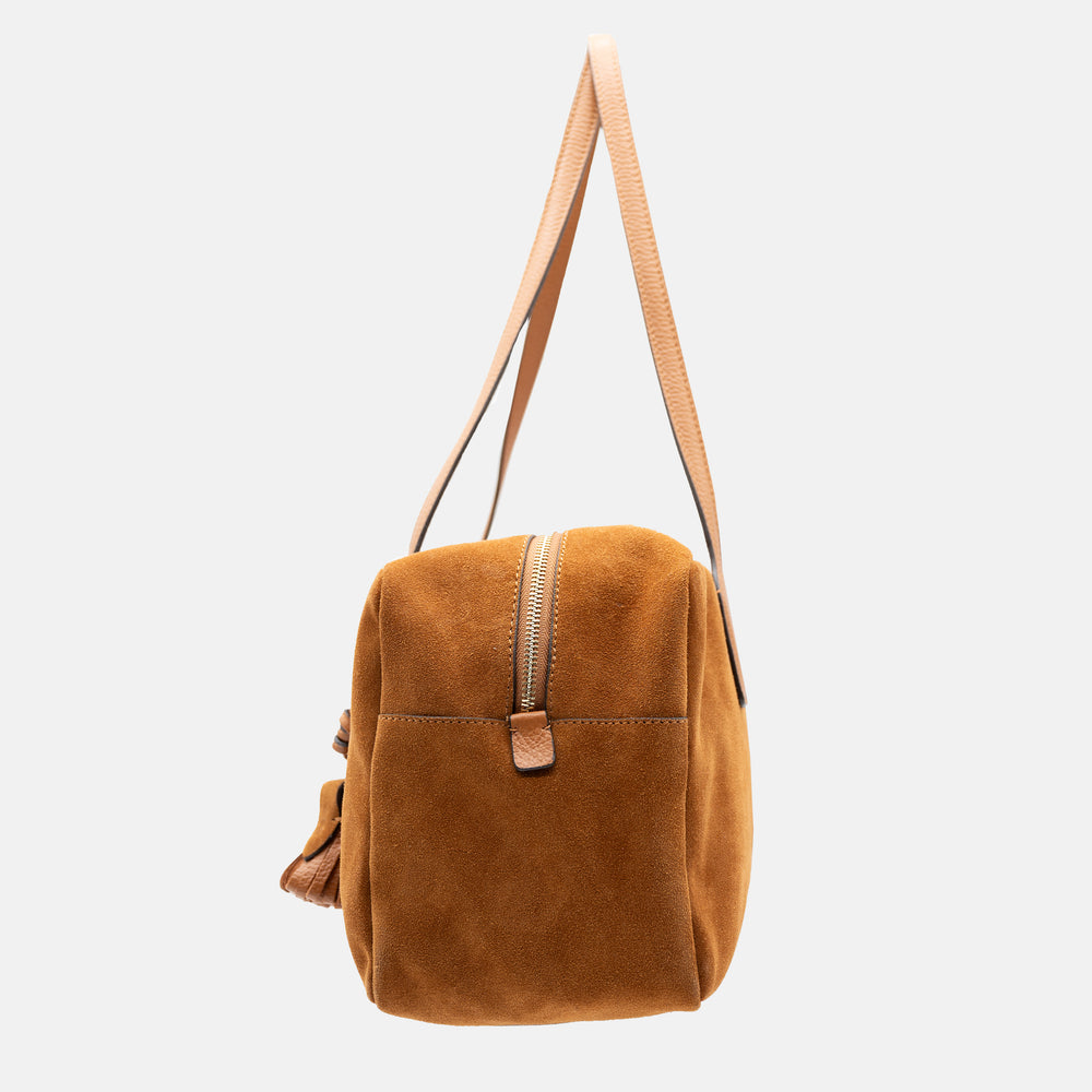 Talarico Trunk Bag in Suede Leather