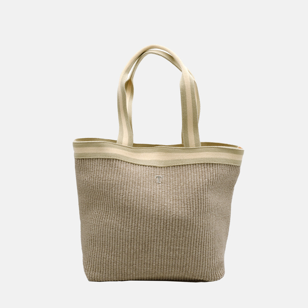 Yellow Panarea Raffia Bag