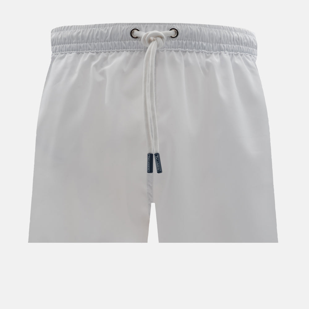 Versilia - Costume da bagno Uomo Elegante | Tinta Unita Bianco