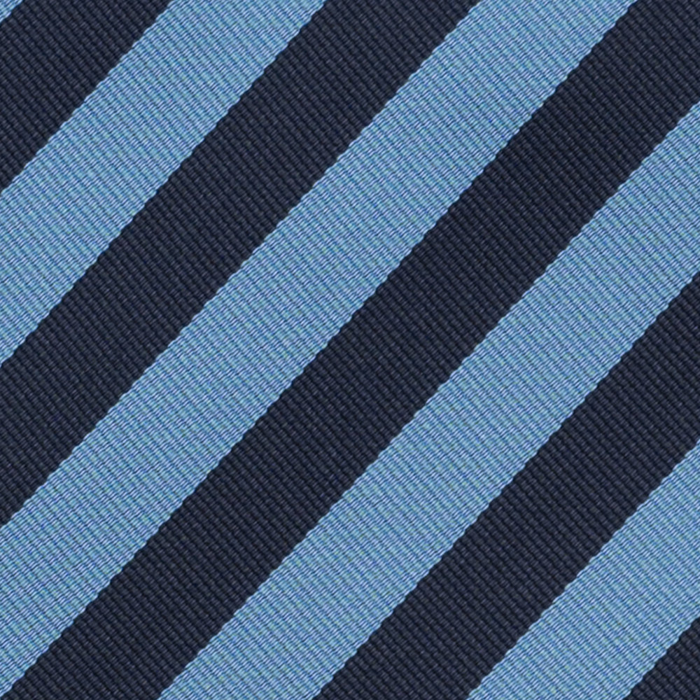 Cravatta in Seta Regimental Blu Azzurro TAL 1202-2