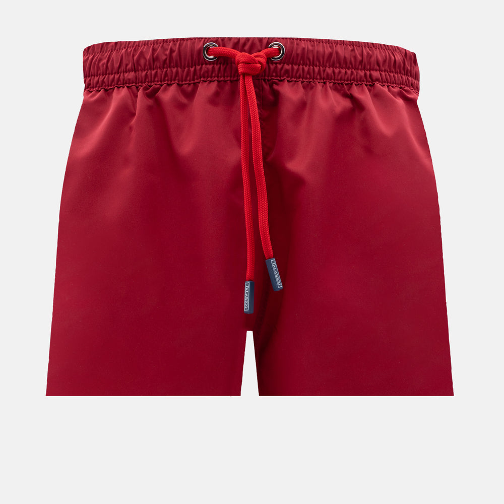Versilia - Costume da bagno Uomo Elegante | Tinta Unita Bordeaux