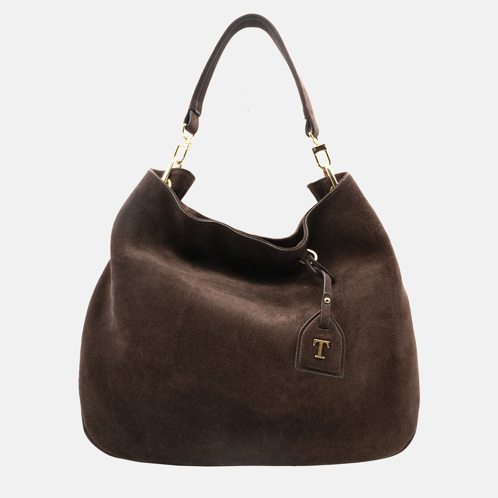 Borsa Charme Talarico in pelle suede
