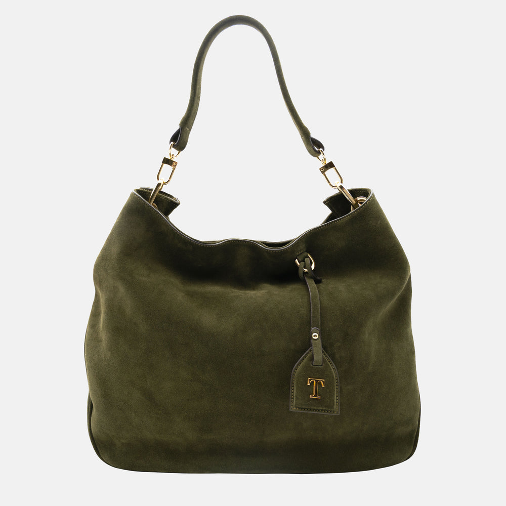 Borsa Charme Talarico in pelle suede