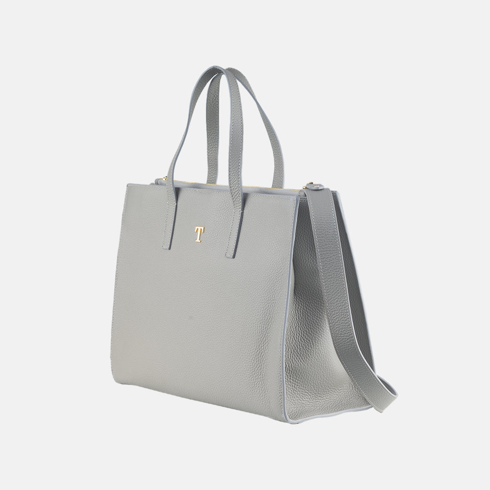 Borsa Shopper Talarico in pelle martellata